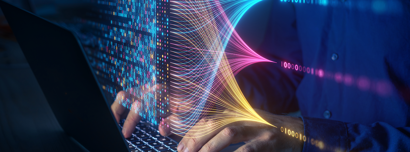 Depiction of the power of AI in solution development